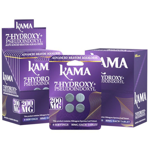 Kama 7-Hydroxymitragynine Pseudoindoxyl 200mg | 4 Count (CLASSIC)