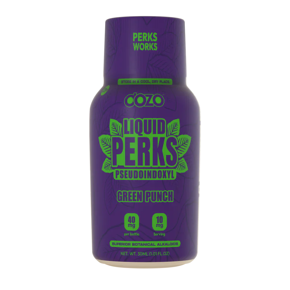 DOZO - Pseudo - Liquid Perks 40mg - Green  Punch (12ct)