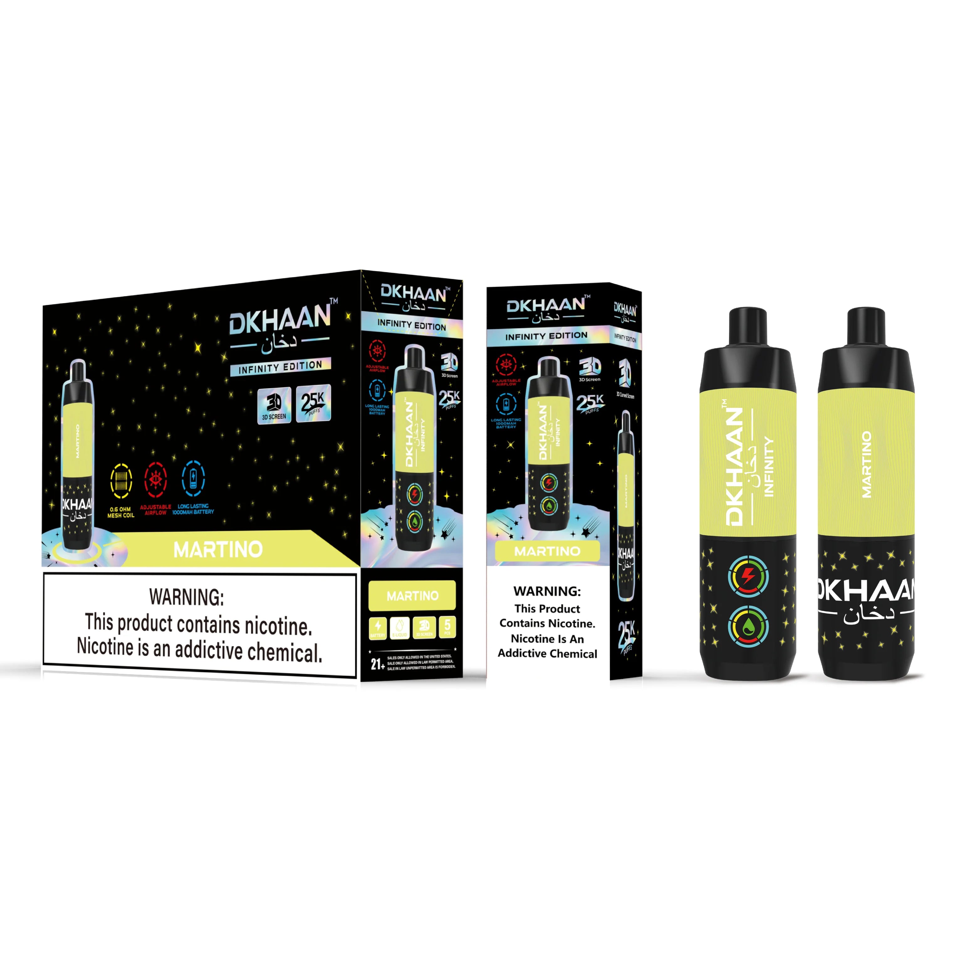 DKHAAN INFINITY EDITION 25K PUFFS (5CT)