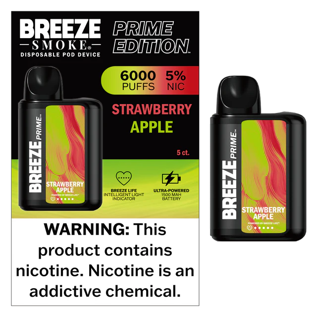 BREEZE PRIME 6000 PUFFS (5CT)
