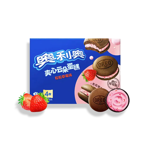 Oreo Strawberry Cream Cakes – Delicious Snack Treats