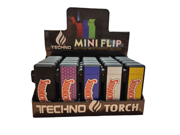 TECHNO TORCH MINIFLIP PLAIN ASSORTED COLORS (25CT)