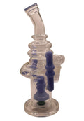 12.5IN ZIGZAG WATER PIPE W/ DUAL RECYCLER