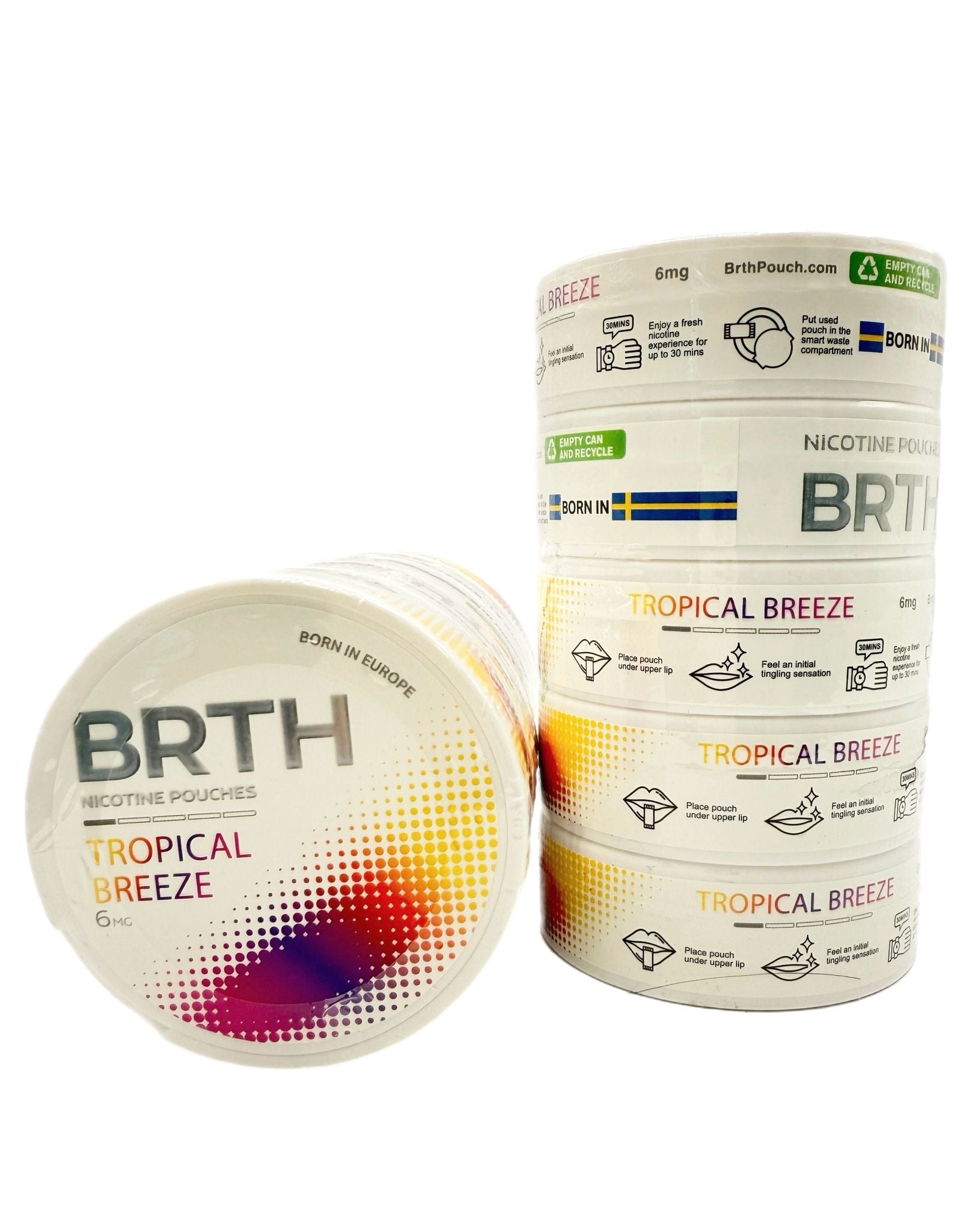 BRTH NICOTINE POUCHES- 6MG