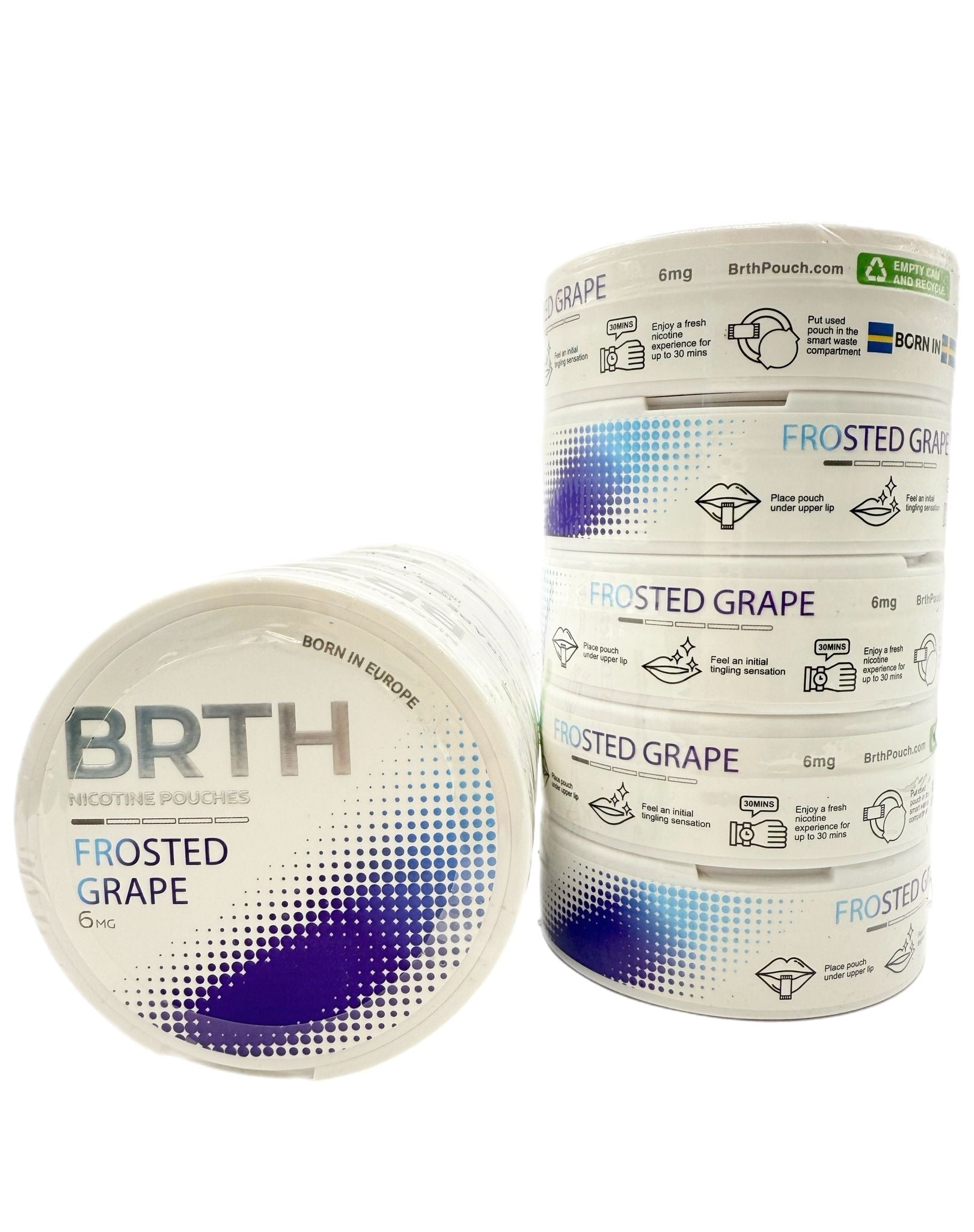 BRTH NICOTINE POUCHES- 6MG
