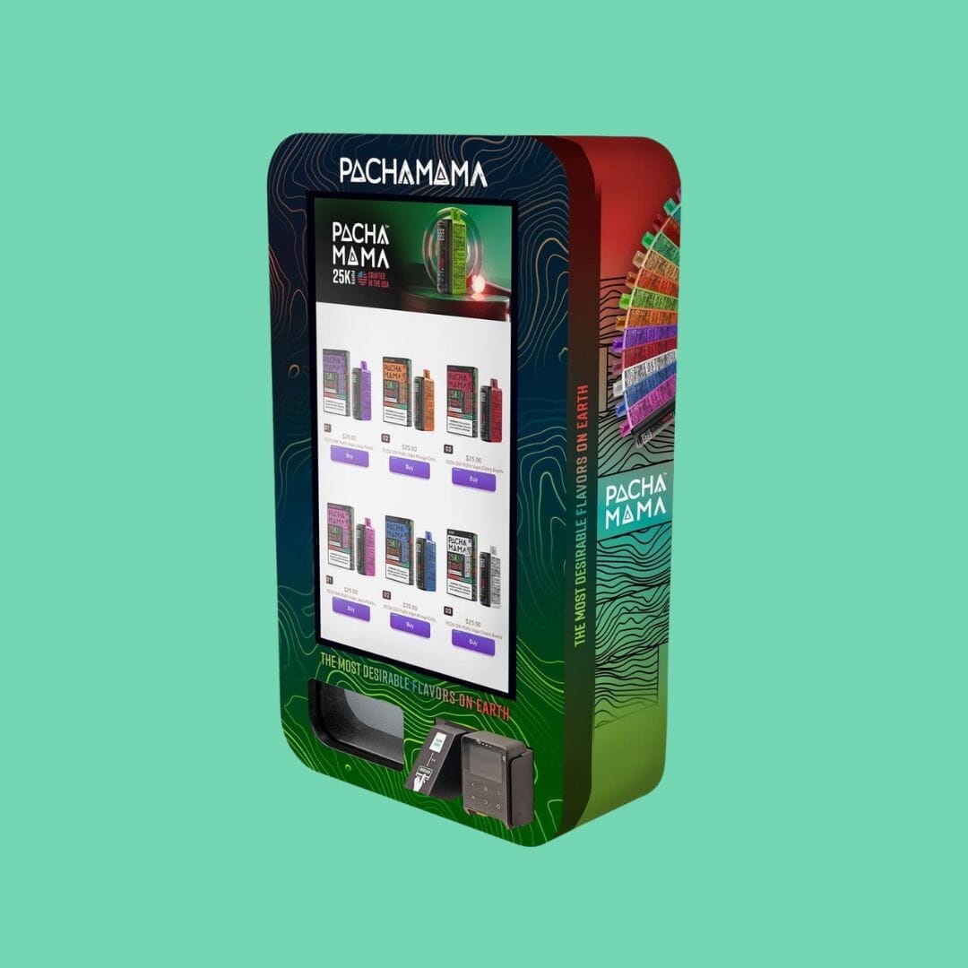 PACHAMAMA Vape Machine – Wall Mounted Vape Vending | VapeBoss