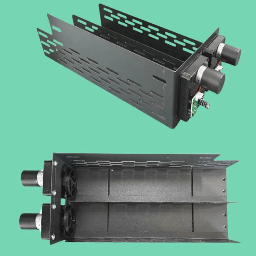 Replacement tray with motors