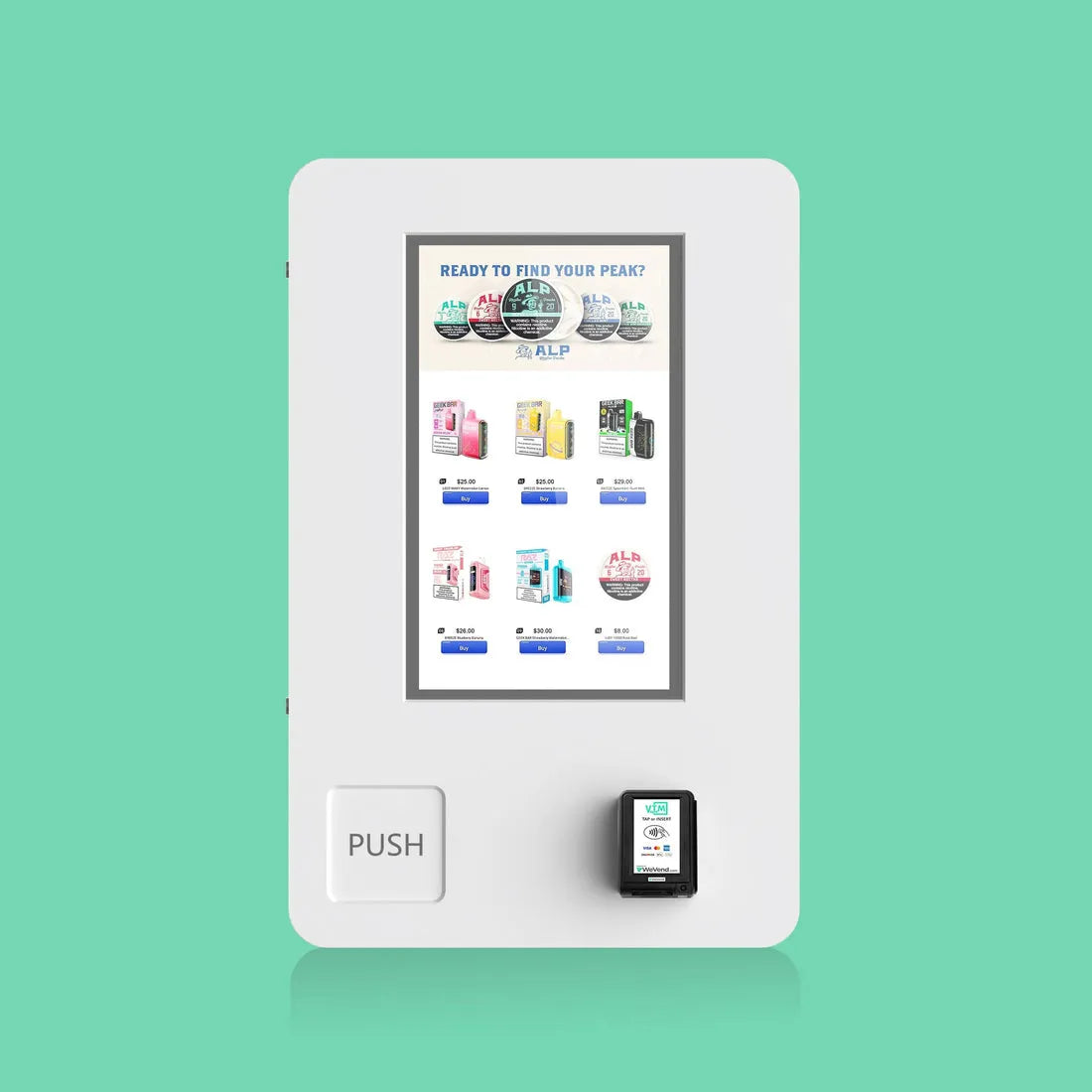 Mini Wall: Most-compact, Wall-Mounted Vape Vending Machine