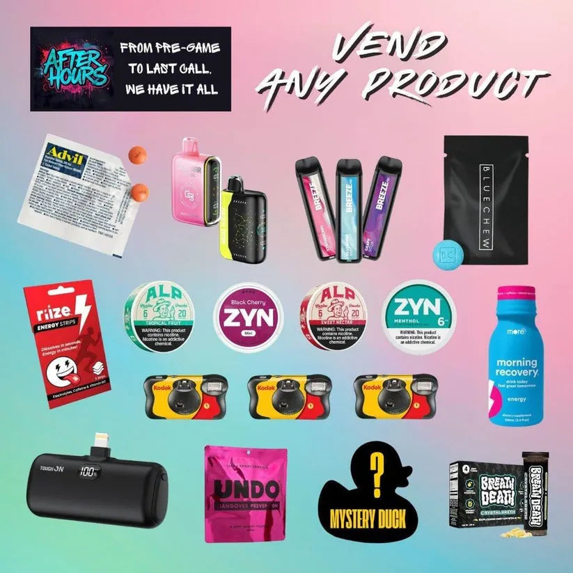 AFTER HOURS: Slim Wall Nightlife Vending Machine