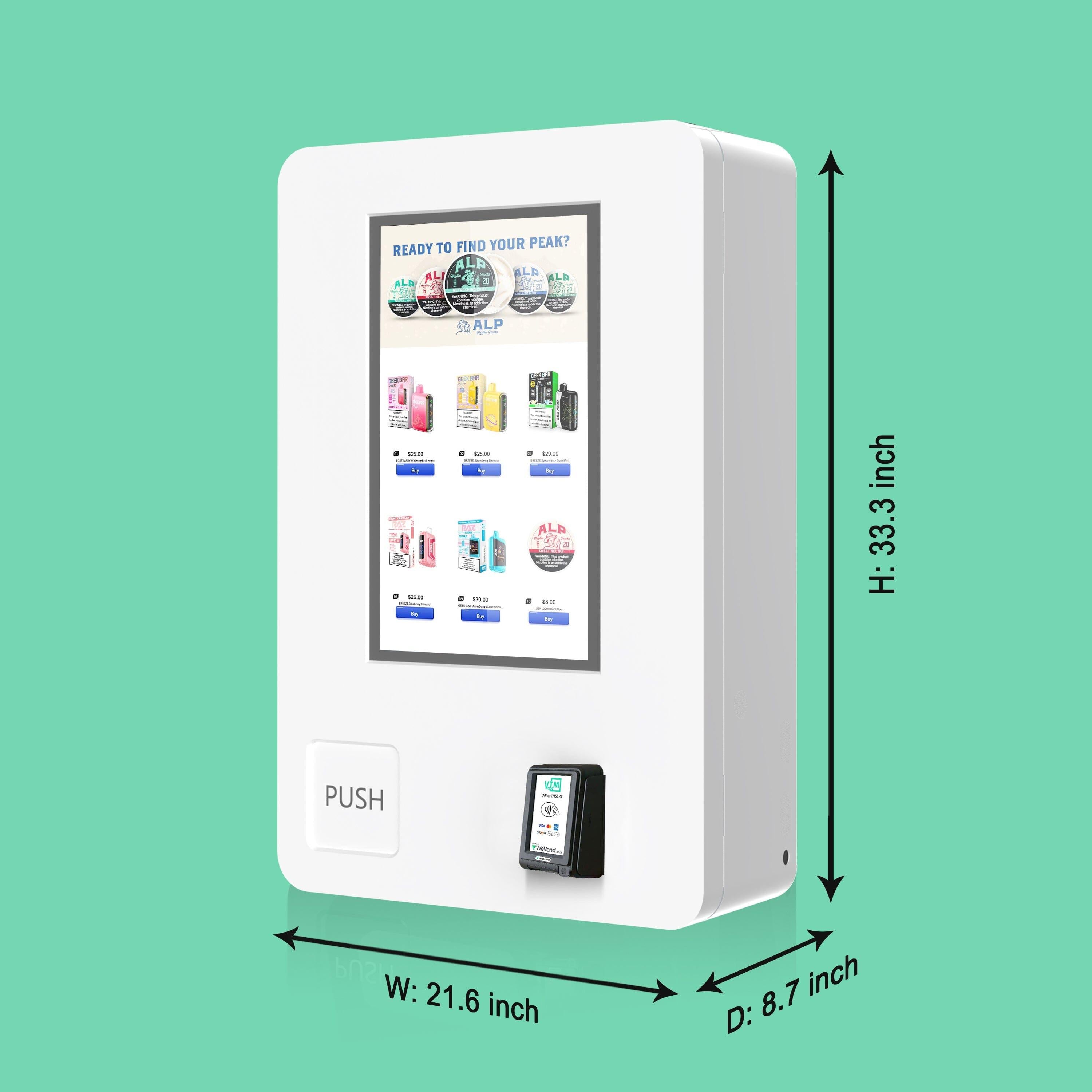 Mini Wall: Most-compact, Wall-Mounted Vape Vending Machine