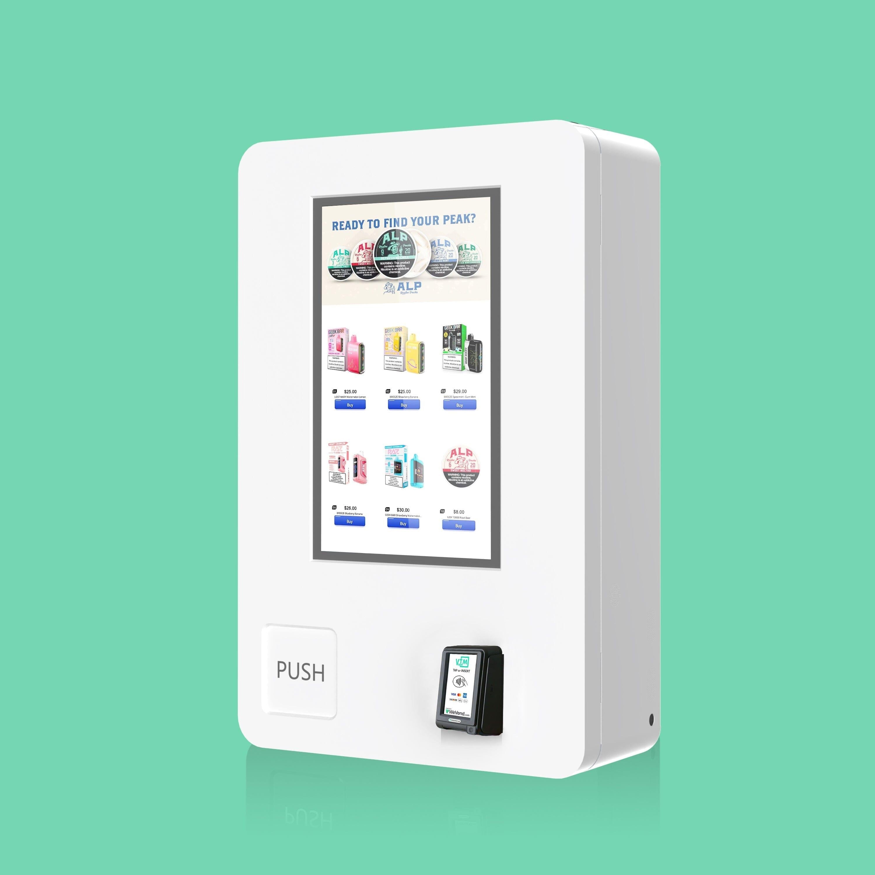 Mini Wall: Most-compact, Wall-Mounted Vape Vending Machine