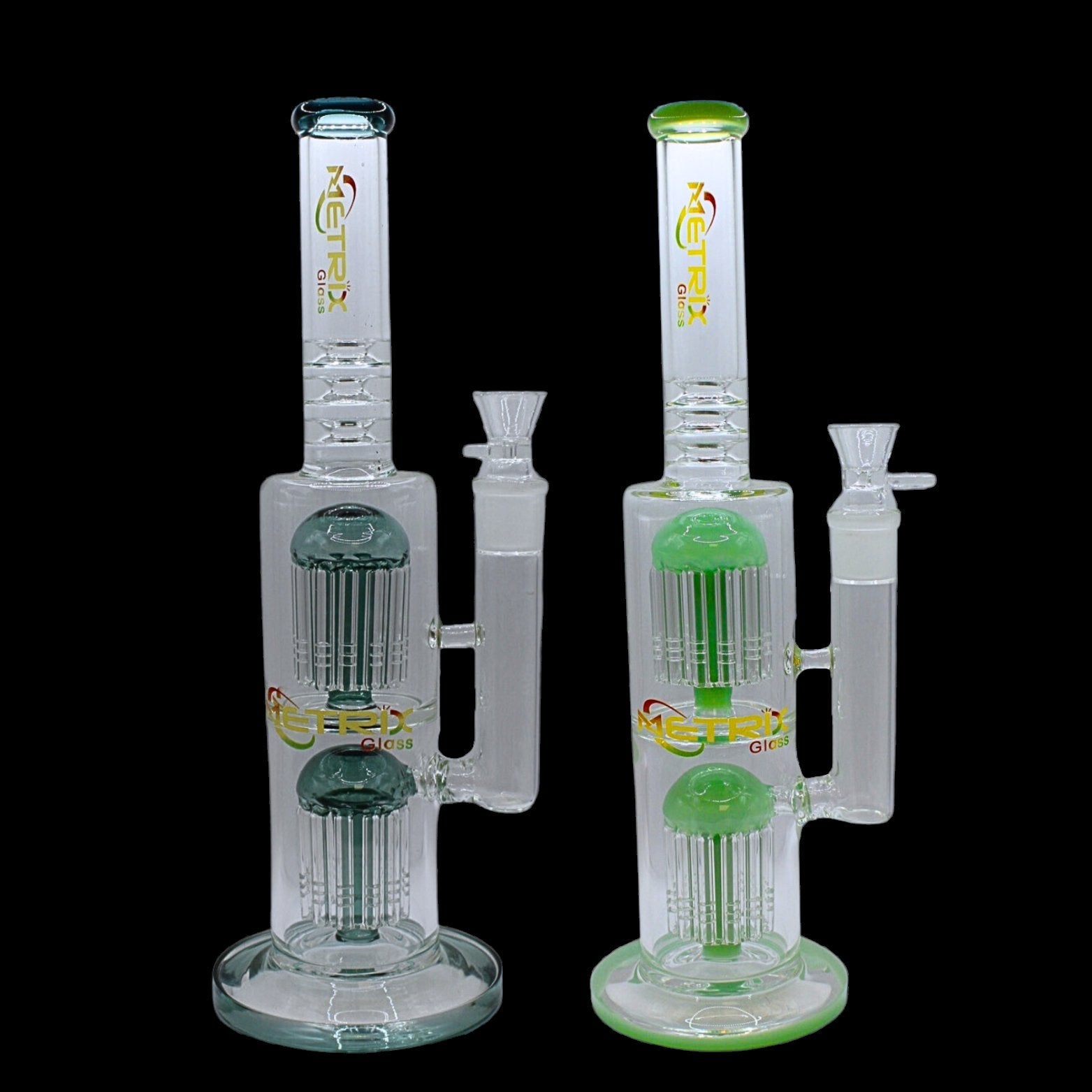 METRIX WATER PIPE WITH DOUBLE PERCOLATORS 1CT