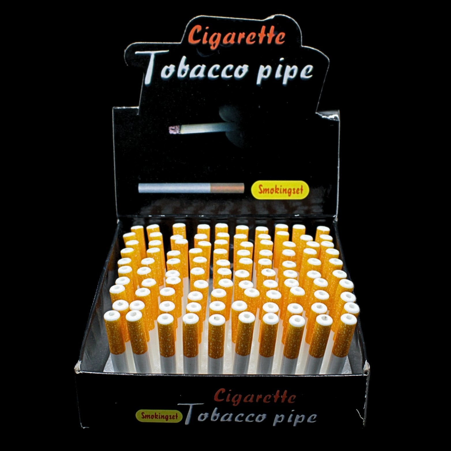 CIGARETTE TOBACCO PIPE ONE HITTER 100CT DISPLAY