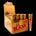 RAW Classic Unrefined 1 1/4 Cones 6pk 32ct Display