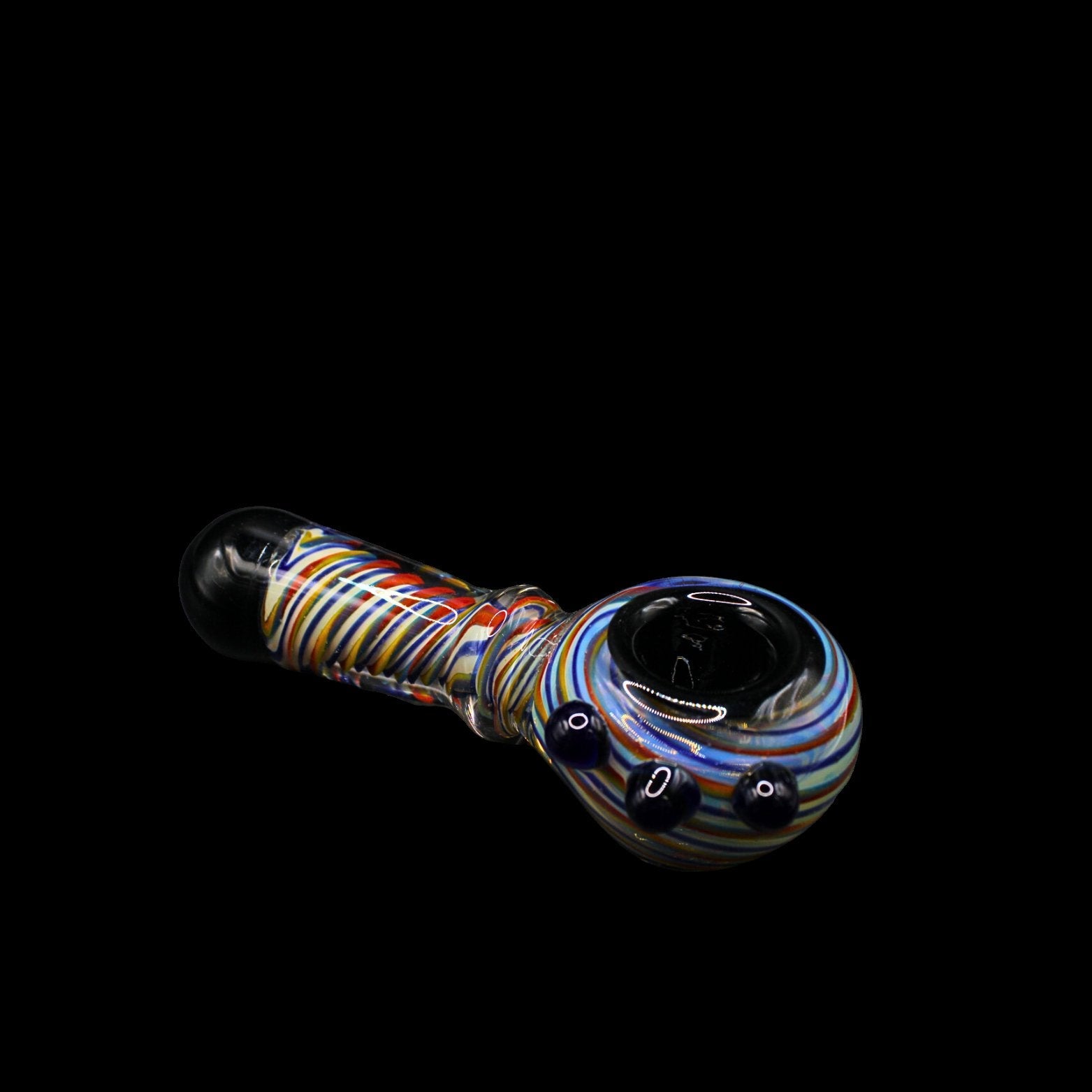 4.5 INCH TRIPPY COLORFULL DESIGN HAND PIPE (1CT)