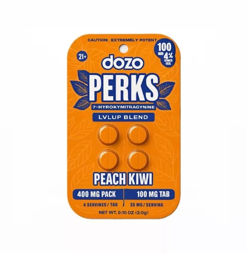 DOZO - Perks 400mg - 4 COUNT -(5ct)