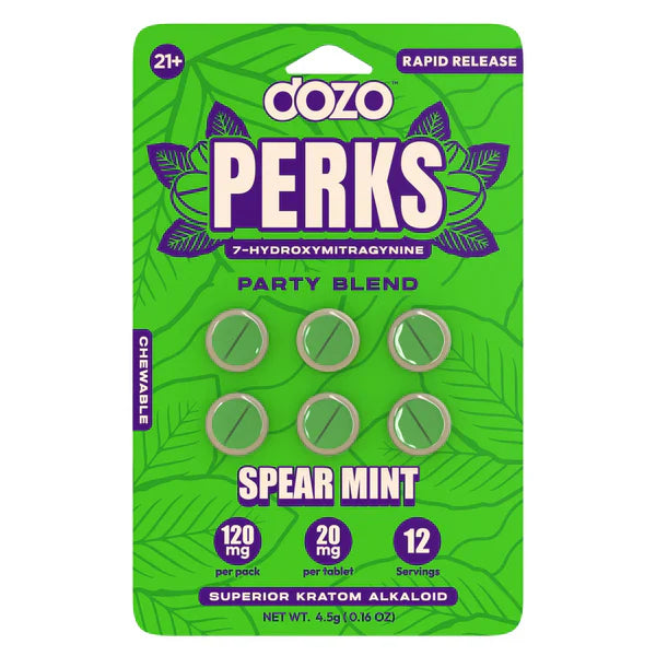 DOZO- Perks 120MG- 6 COUNT