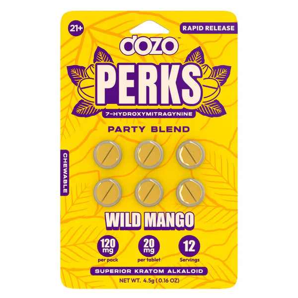 DOZO- Perks 120MG- 6 COUNT
