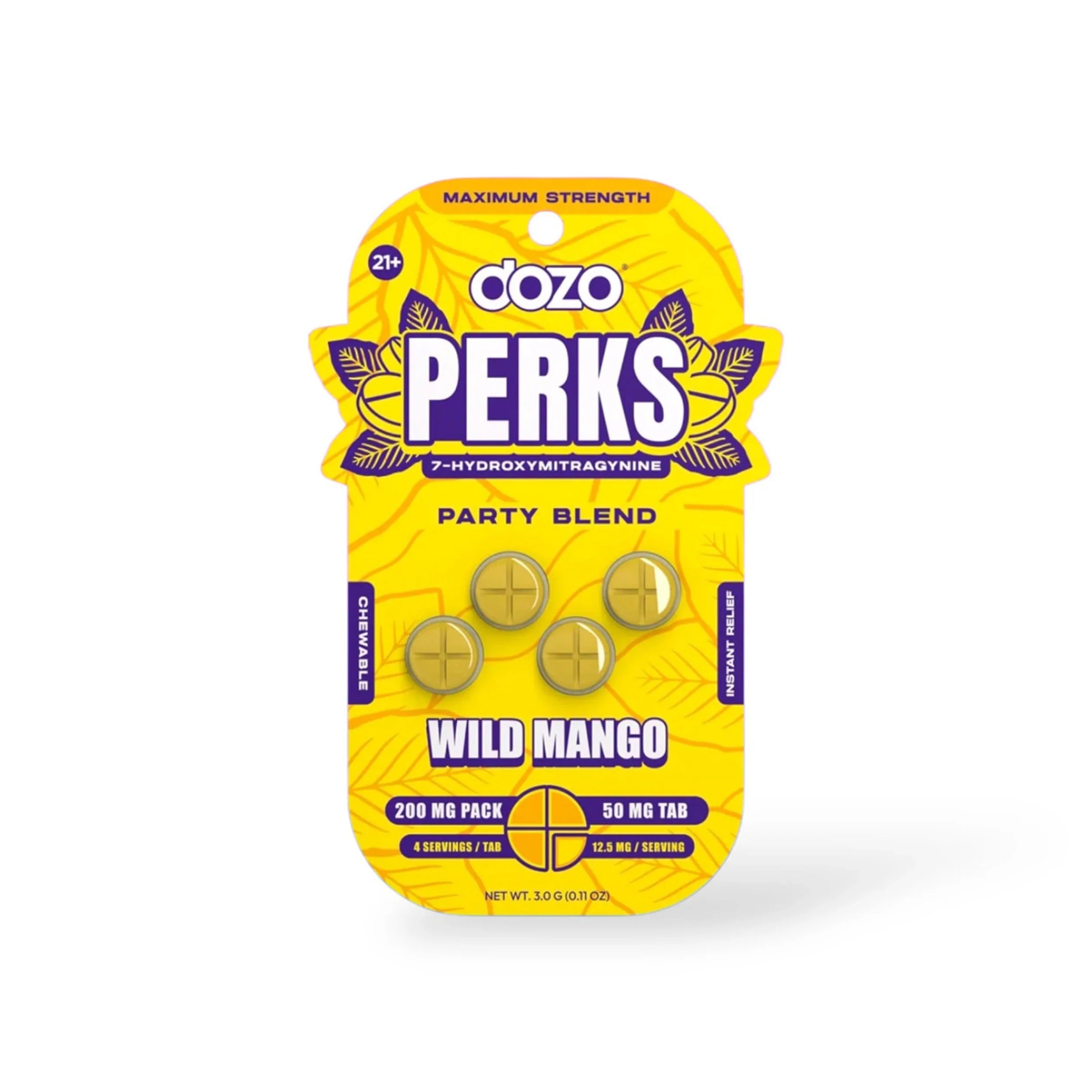 DOZO - Perks 200mg - 4 COUNT 10ct