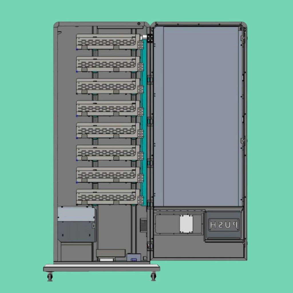 Slim Tower 2.0 – Sleek Digital Vape Machine w/ 43" Touch | VapeBoss