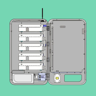 Slim Wall Vape Machine – Sleek, Wall-Mounted Vending Solution | Vape Boss