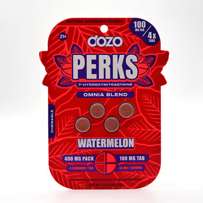 DOZO - Perks 400mg - 4 COUNT -(5ct)