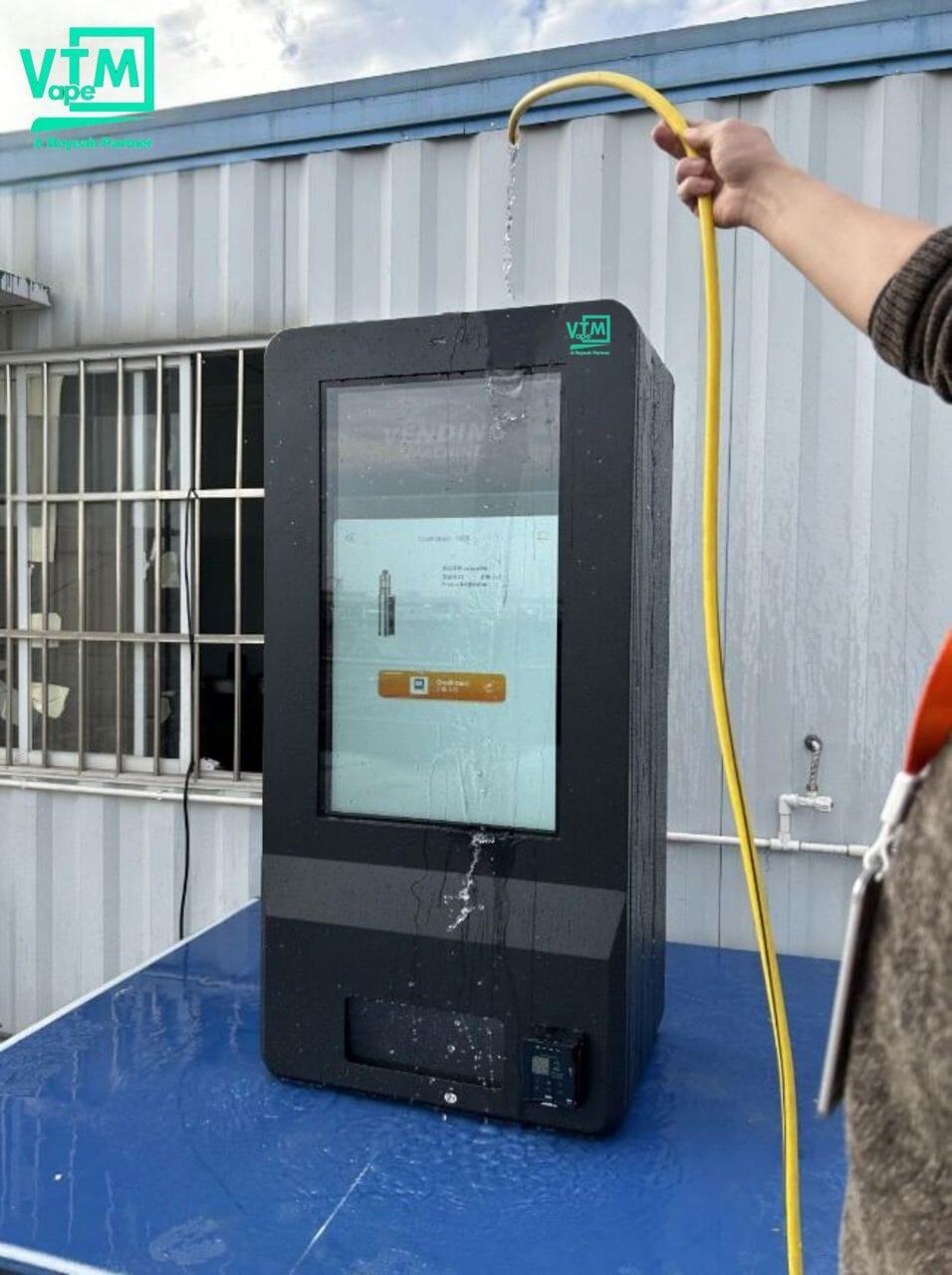 Weather Wall: Outdoor, waterproof vending machine